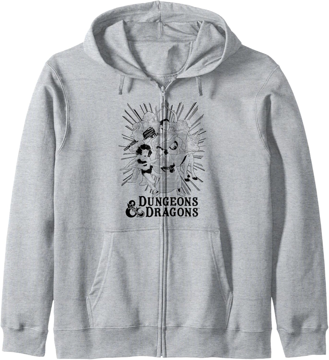 Dungeons &amp; Dragons Group Shot Dark Tones Kapuzenjacke