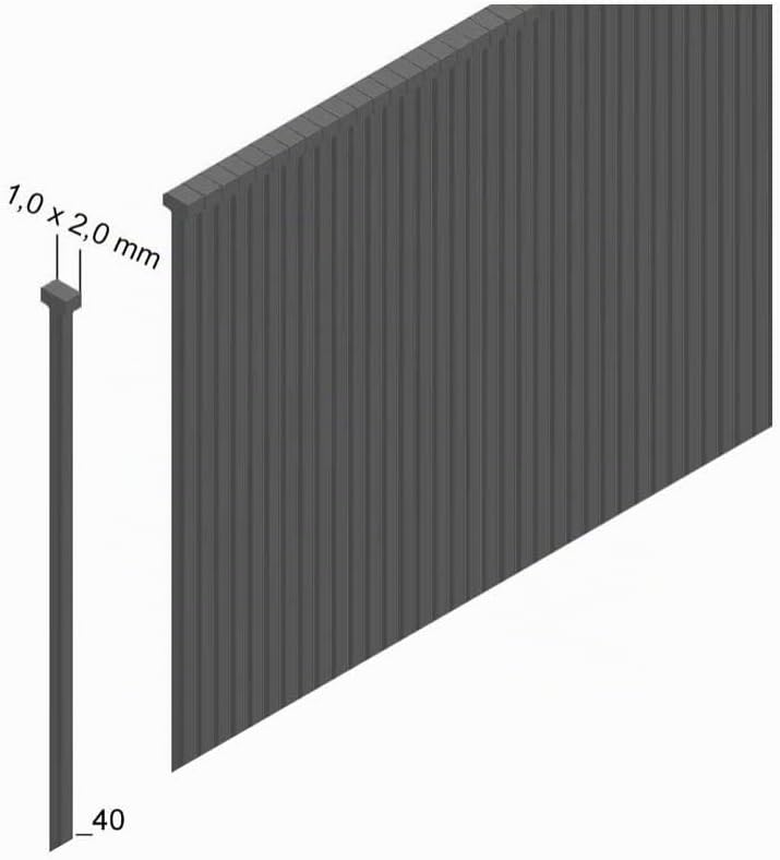 Prebena 2XR-J50 Druckluftnagler im Transportkoffer + Prebena Stauchkopfnägel Brads 40 mm 5000 Stück