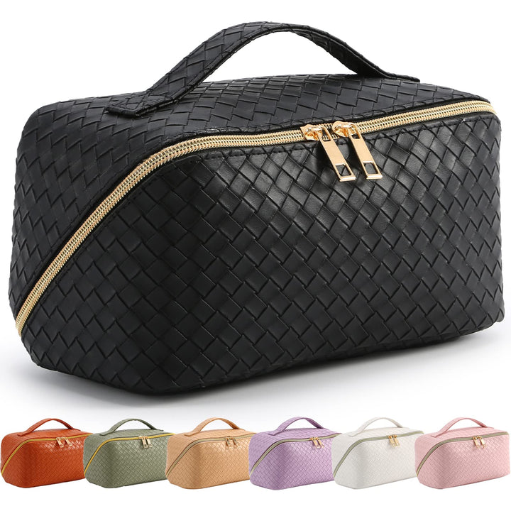 Reise Kosmetiktasche Damen mit Grossem,Tragbare Reise Make Up Tasche,Wasserdichter Schminktasche kul