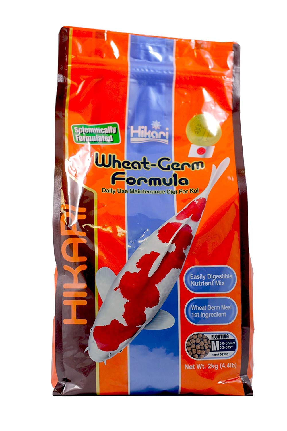 Hikari Wheat-Germ Medium 2kg Koifutter 2 kg (1er Pack), 2 kg (1er Pack)