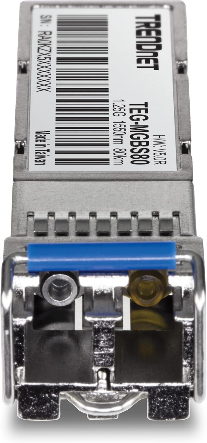 TRENDnet Mini-GBIC Single-Mode LC Modul, Verbindung mit einem Standard Mini-GBIC Steckplatz, Bis zu
