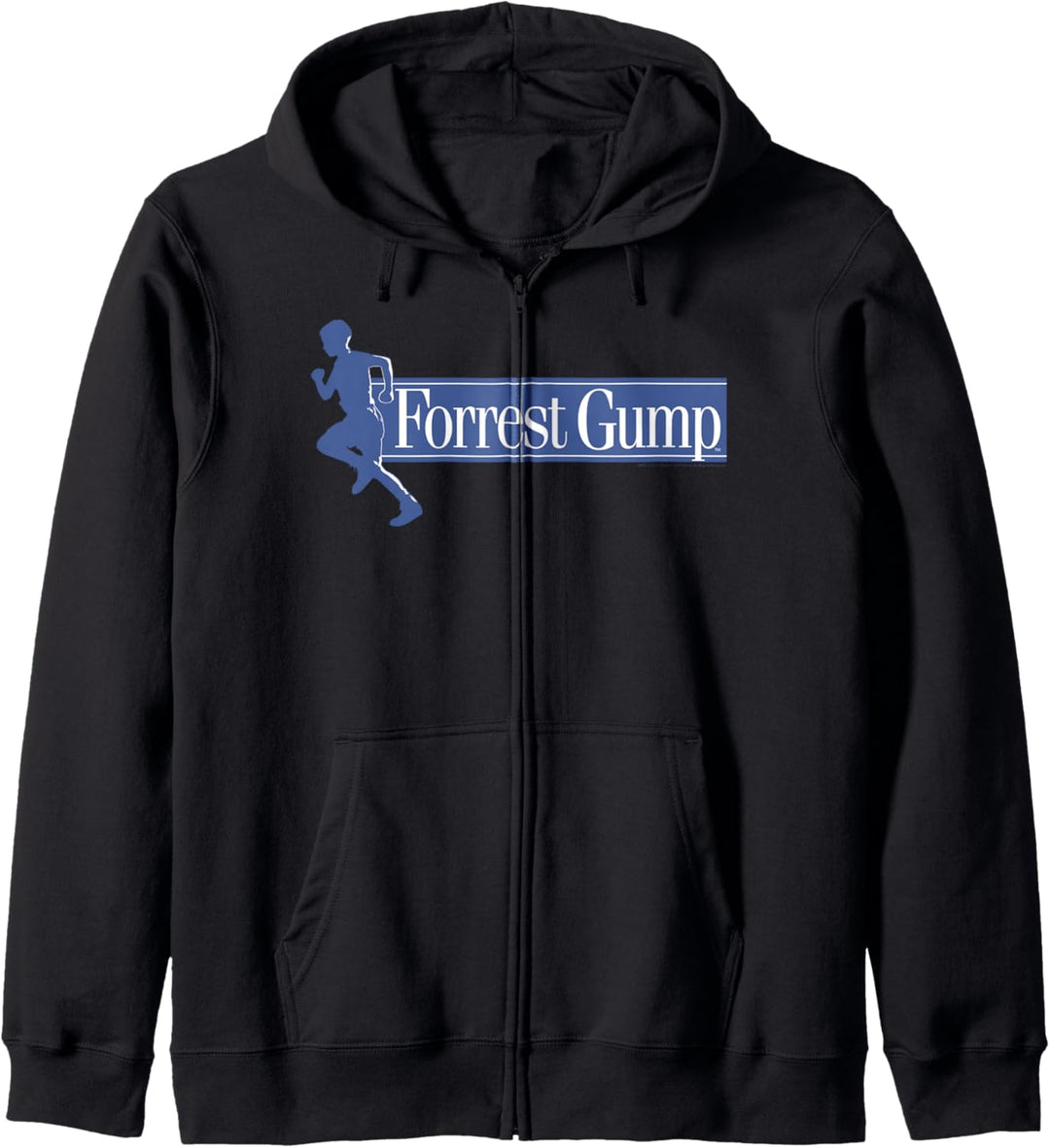 Forrest Gump Running Silhouette Title Kapuzenjacke