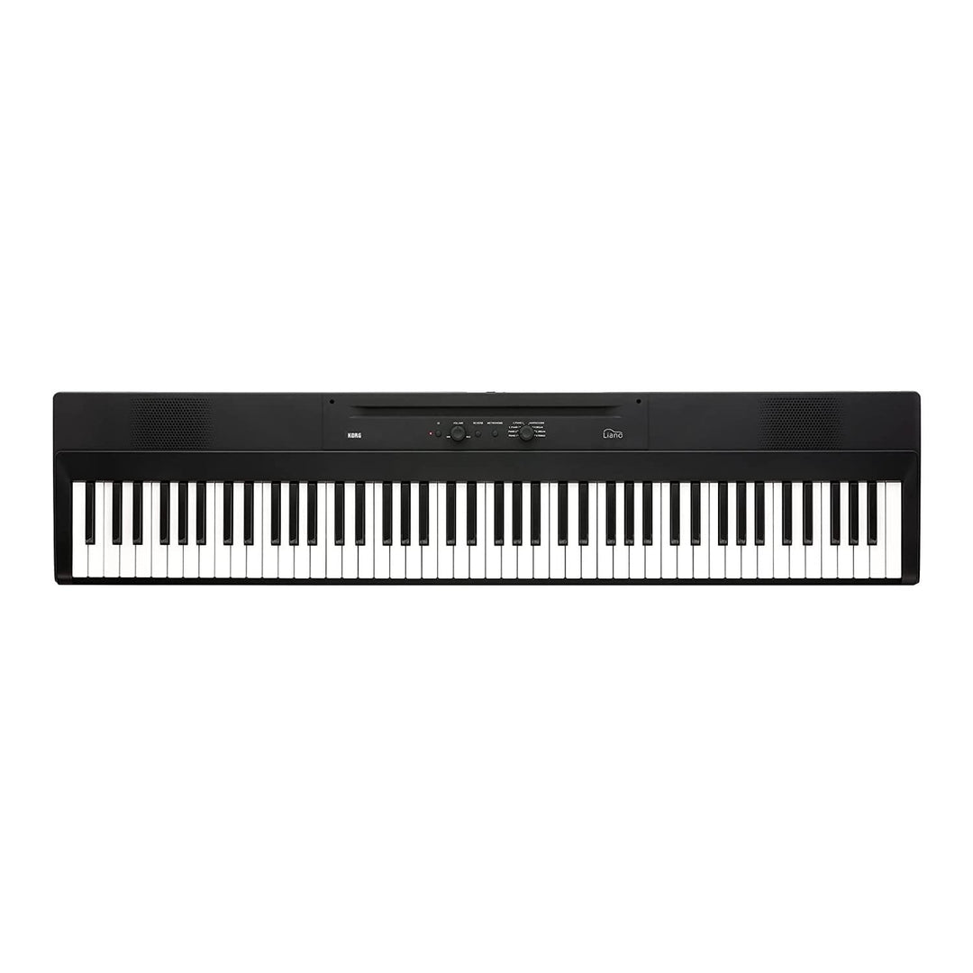 Korg - Liano L1 - Portable Digital Piano with Premium Soft-Touch Keyboard - Black Schwarz, Schwarz