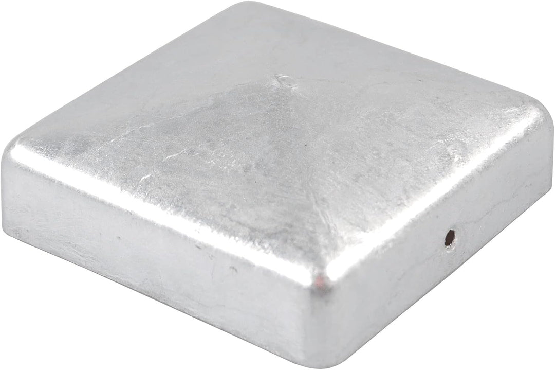 Baumarktplus 10x Pfostenkappe verzinkt Abdeckkappe für Pfosten Pyramide 101 mm 10x10cm