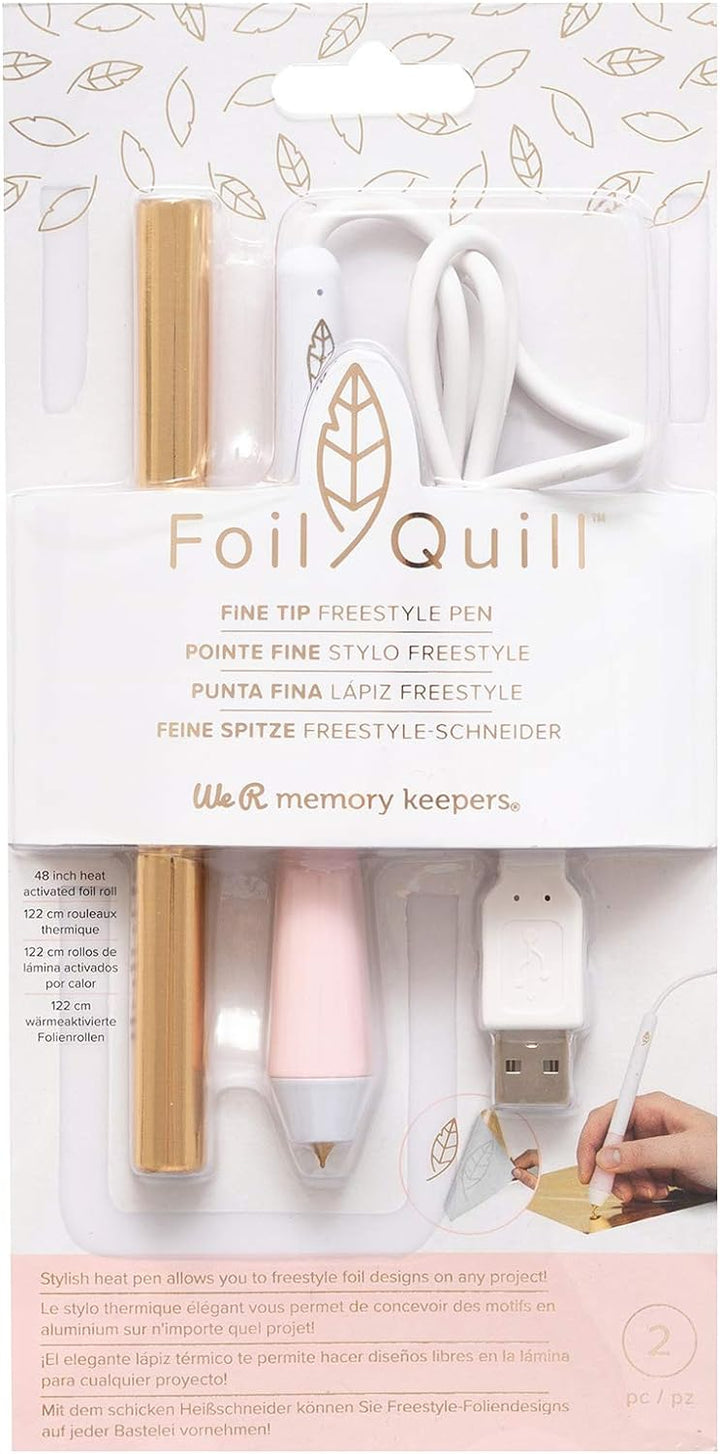 We R Memory Keepers Foil Quill Fine Tip Freestyle Pen, Heissstift mit Feiner Spitze, USB-Anschluss,