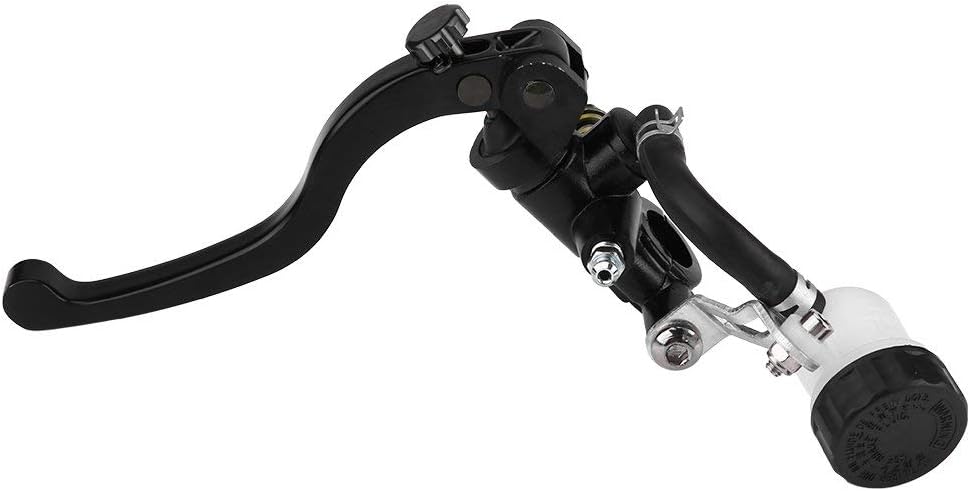 EVGATSAUTO Motorrad Kupplungshebel lang, 22 mm 7/8" Universal Universell verkleidung bremshebel Moto