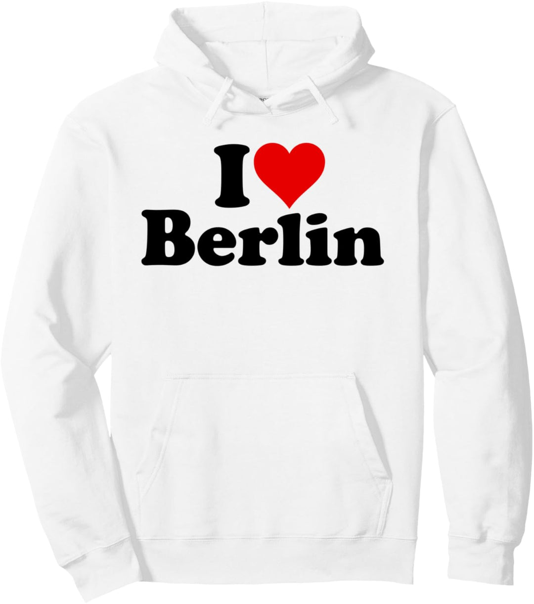 I LOVE HEART BERLIN DEUTSCHLAND Pullover Hoodie