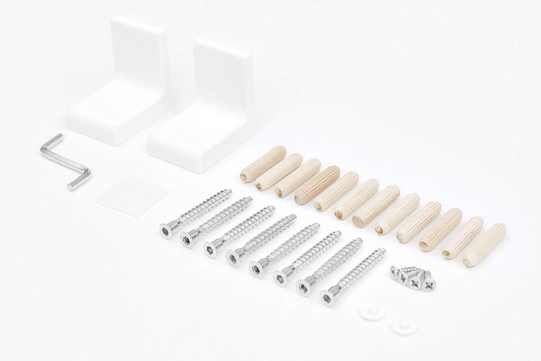 KraftKids Wickelaufsatz weiss, passend für breite IDANÄS Kommode bis 162 cm, mit breiter Blende
