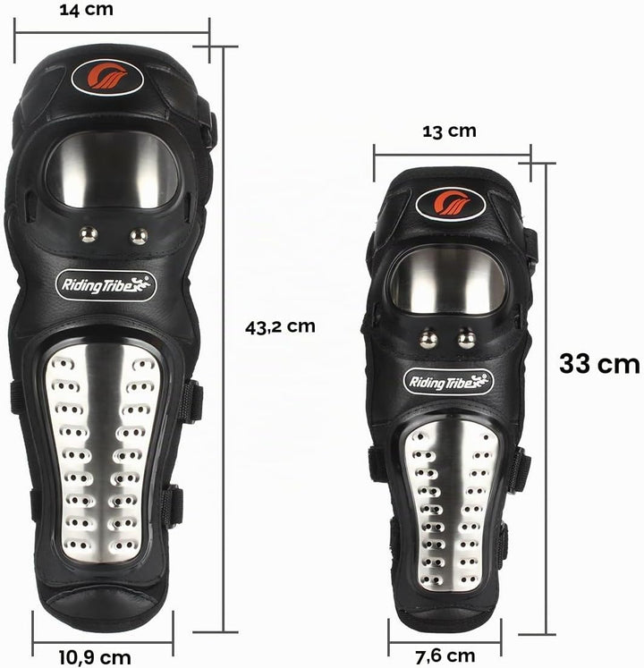 GES 4 STÜCKE Motorrad &amp; Fahrrad Erwachsene legierung Stahl ATV Motocross Ellenbogen Knie Schienbeins
