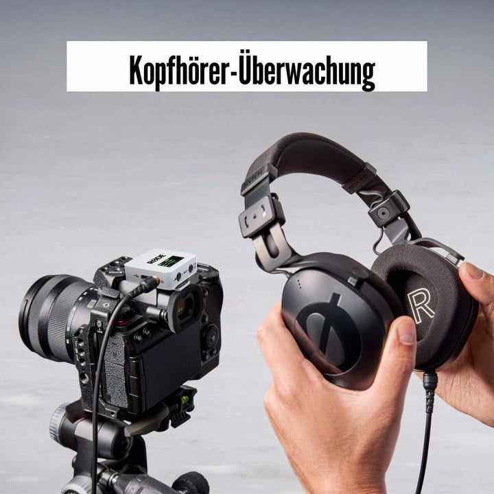 RØDE Wireless GO (Gen 3) – Kompakter kabelloser Mikrofon – Kristallklarer Klang, 32-Bit Float Aufnah