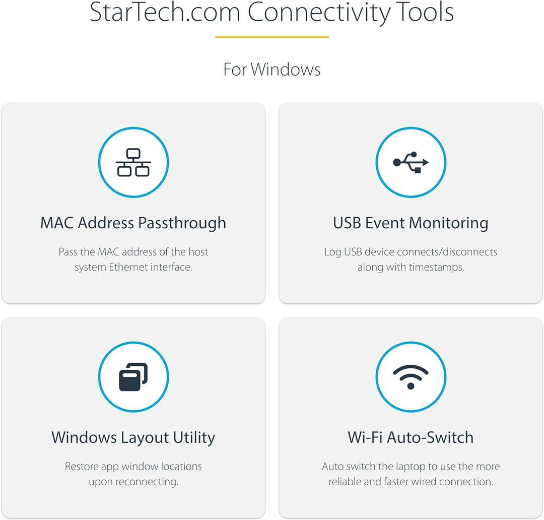 StarTech.com USB-C Multiport Adapter - USB C auf VGA/4K 60Hz HDMI Adapter - 3-Port USBC Hub - 100W P