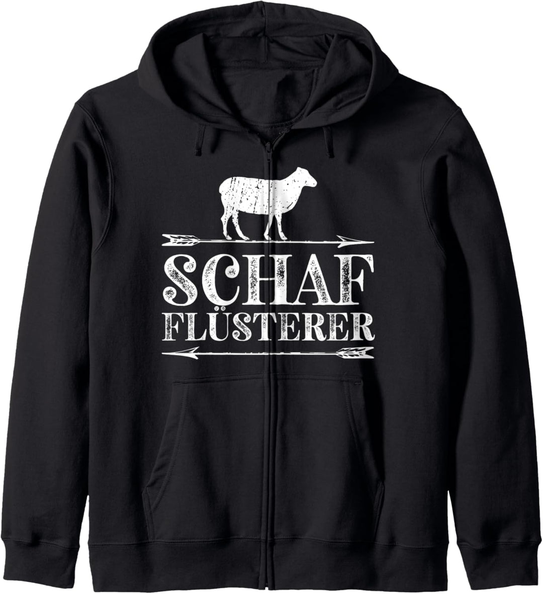 Schafflüsterer Lustiges Landwirt Bauer Schaf Kapuzenjacke