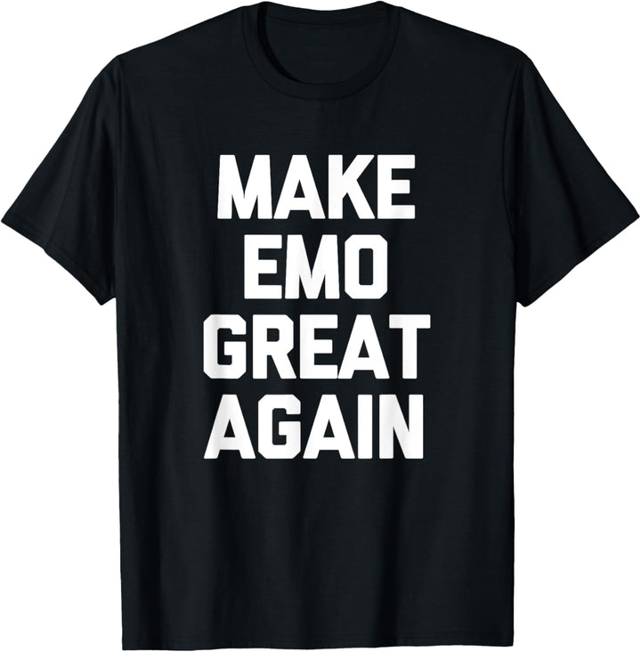 Make Emo Great Again T-Shirt mit lustigem Spruch "Indie" T-Shirt