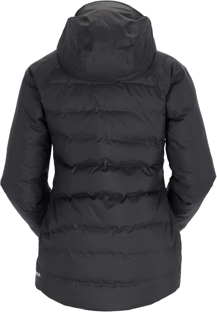 Rab Valiance Jacket Women 36 Schwarz (Aquamarin), 36 Schwarz (Aquamarin)