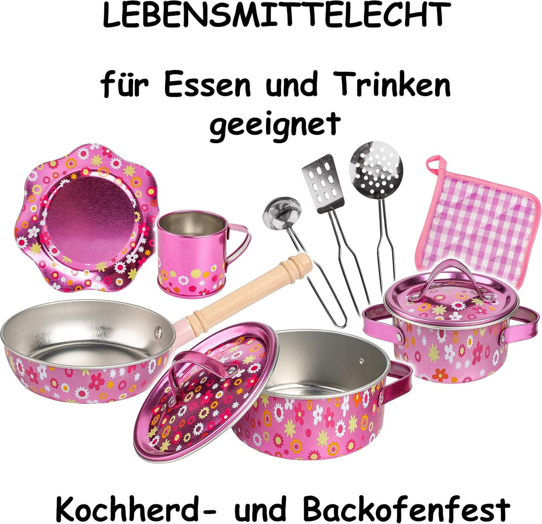 alles-meine.de GmbH Puppenküche - Geschirr &amp; Zubehör Verschiedene Modelle wählbar 13 TLG. grosses Se