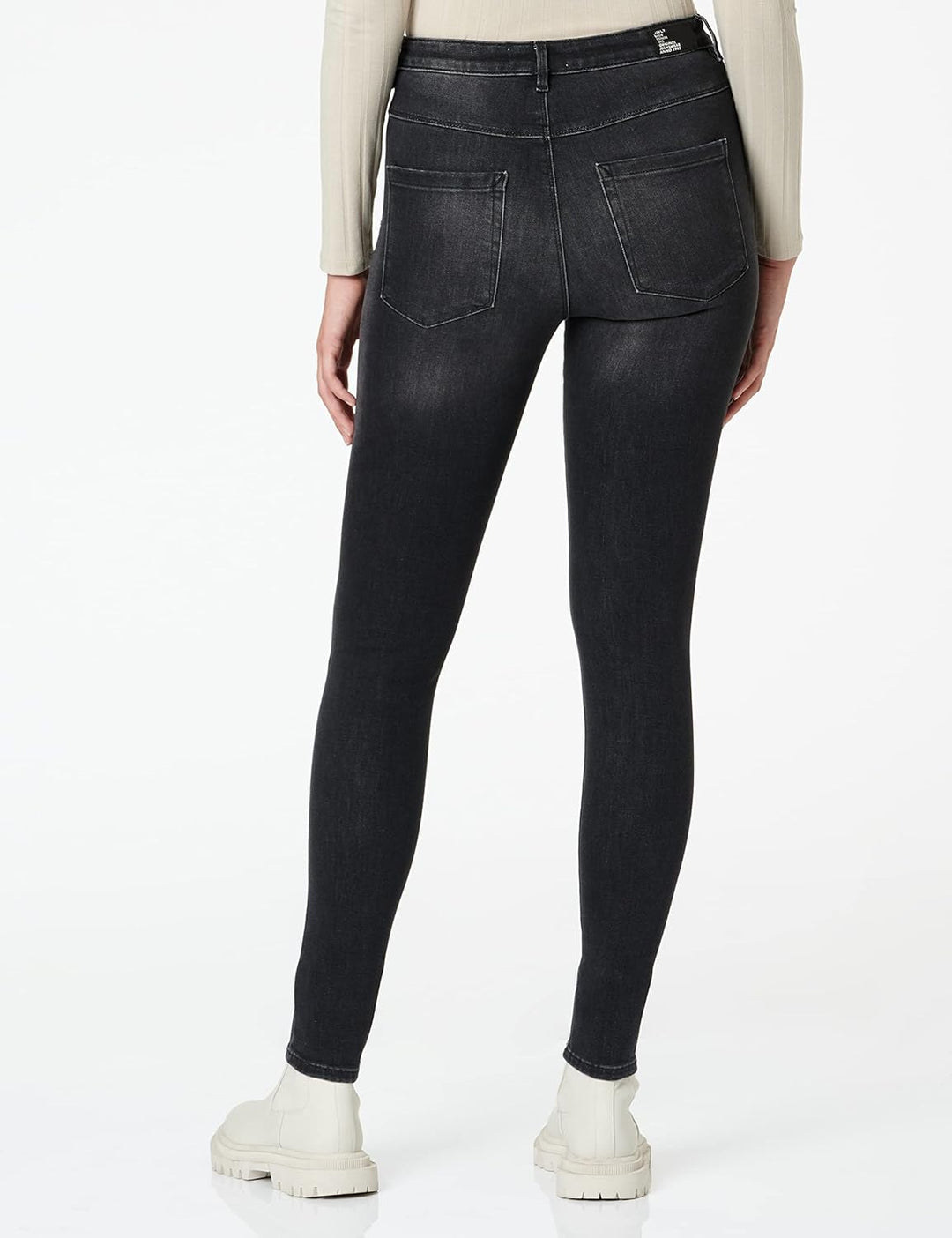 ONLY Damen Onlroyal Hw Skinny DNM Pimbox Jeans XS / 32L Washed Black, XS / 32L Washed Black