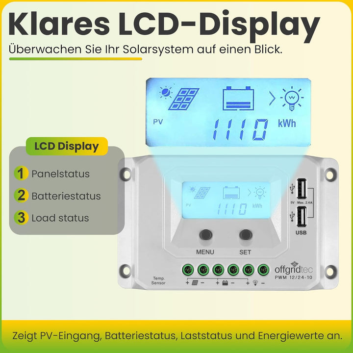 Offgridtec© FSP 2 Ultra 135W faltbares Solarmodul mit integrierter Aufständerung und Laderegler mit