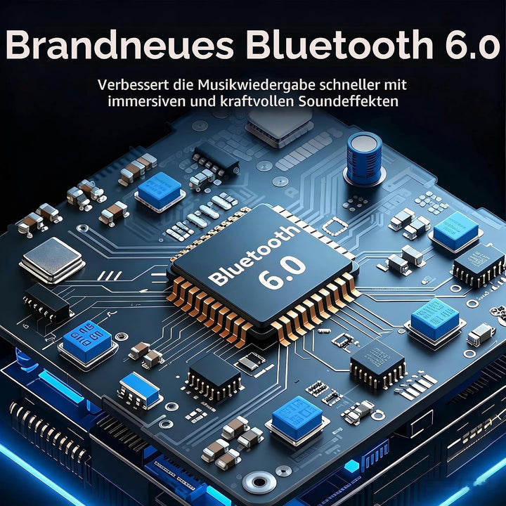 Bluetooth 6.0 Audio Empfänger mit AUX/RCA 3.5mm | Bluetooth Audio Adapter, Duale Verbindung für 2 Ge