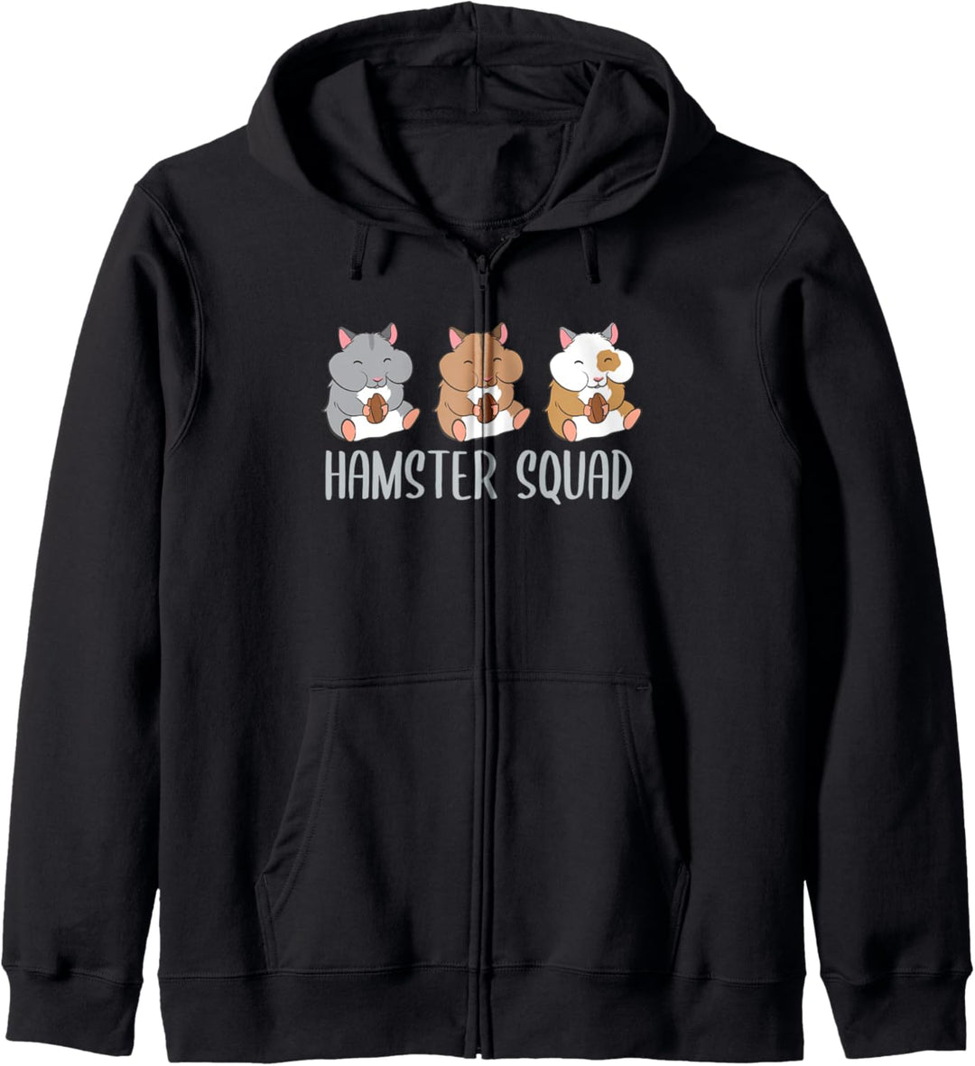 Hamster Squad Lustiges Haustier Hamster Team Kapuzenjacke