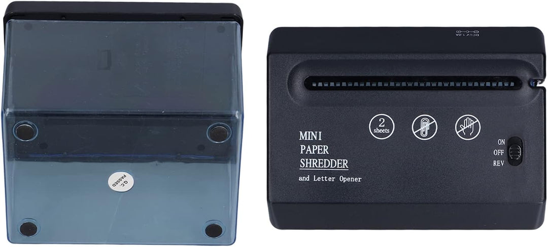 Mini Aktenvernichter, A6 Papierschneider Schredder Klein Reisswolf Aktenvernichtung Elektro Aktenver