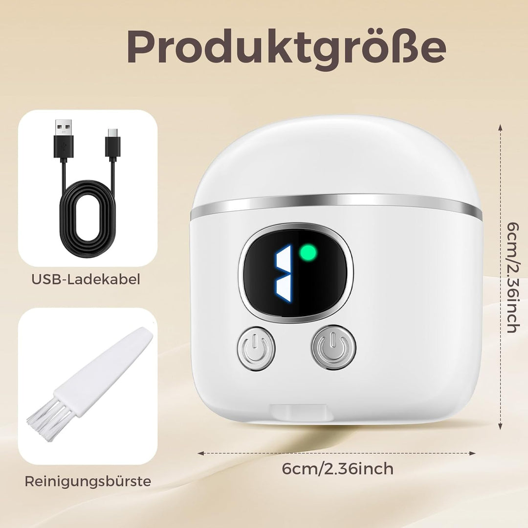 Elektrischer Nagelknipser, USB-wiederaufladbarer automatischer Nageltrimmer und Poliermaschine mit L