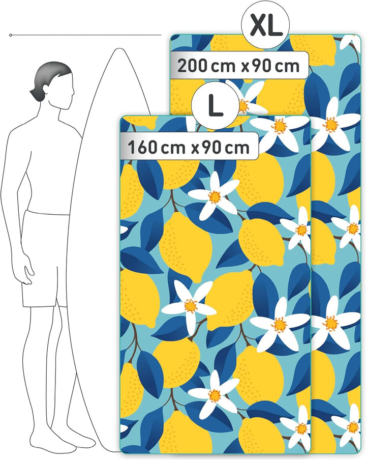 Fit-Flip Strandtuch XXL aus Mikrofaser - leicht und schnelltrocknend - 100% recyceltes Strandhandtuc