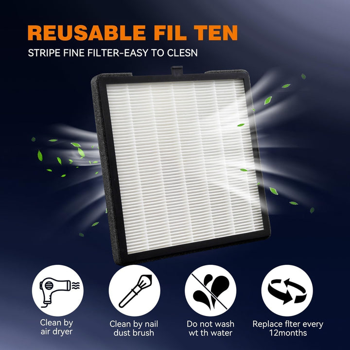 IUHFSIFS Staubabsaugung Für Nägel Mit Filter & Licht【NO.1 Super Suction 100W】Nagelstaubsauger【SGS Ce