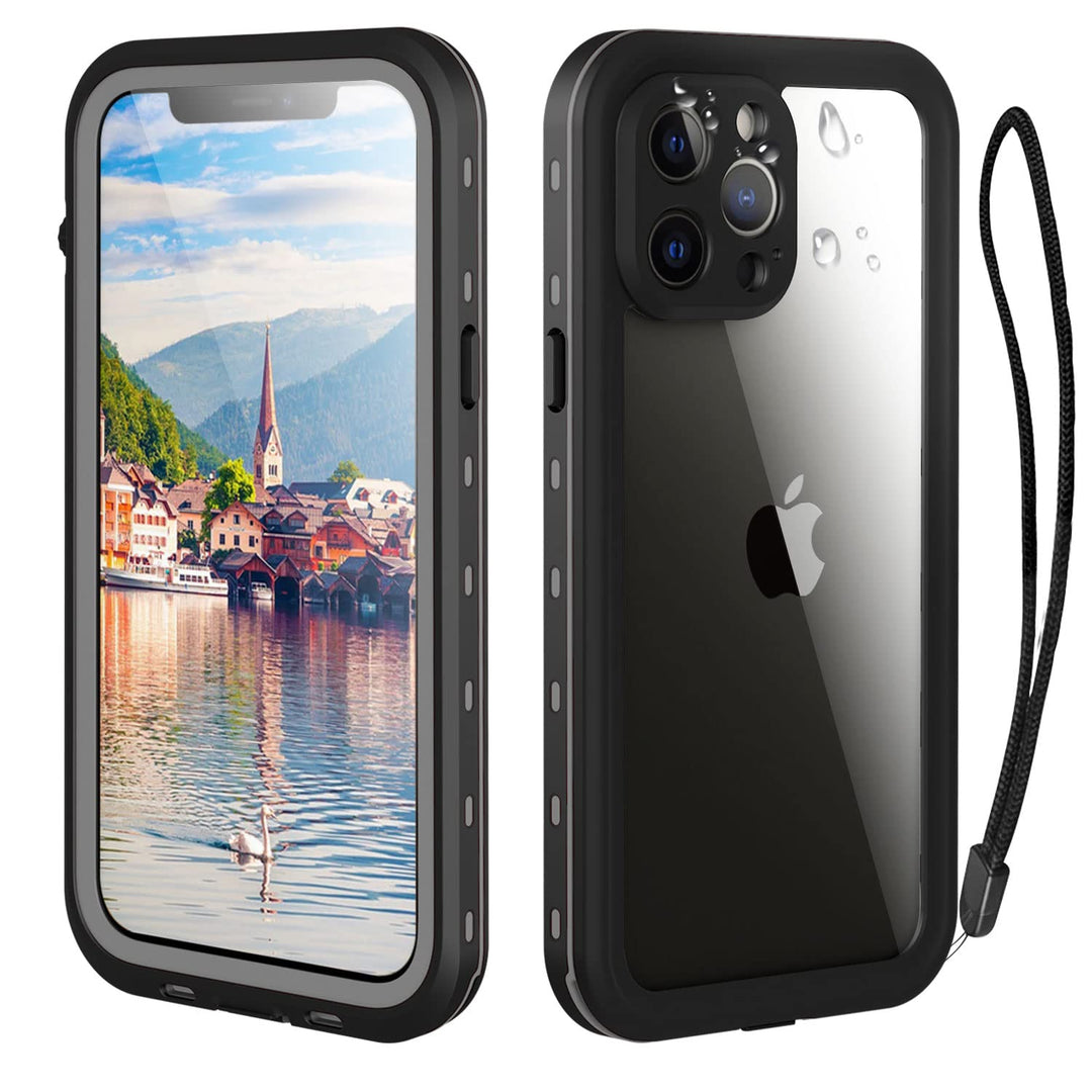 Transy Wasserdichte iPhone 13 Pro Max Hülle – Ganzkörperschutz Hülle für iPhone 13 Pro Max 6,7 Zoll