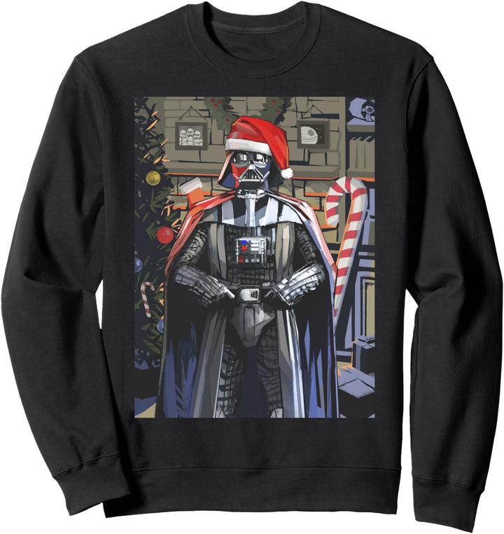 Star Wars Christmas Darth Vader Seasons Greetings Poster Sweatshirt