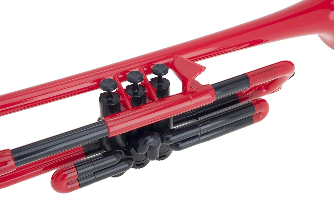 pTrumpet PTRUMPET1R Trompete, Kunststoff, Rot Red, Red