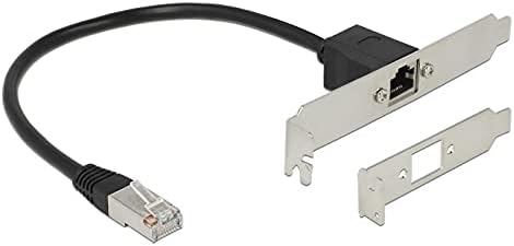 DeLOCK 85803 Netzwerkkabel schwarz 0,3 m Cat5e F/UTP (FTP)