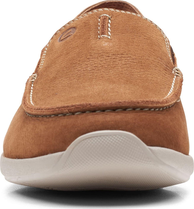 Clarks Herren Gorwin Step Sneaker 42 EU Weit Hellbraunes Nubuk, 42 EU Weit Hellbraunes Nubuk