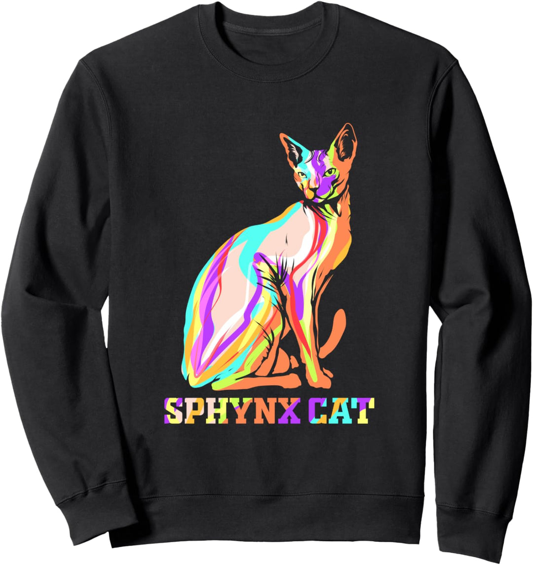 Sphynx Katze Haustier Artwork Geschenk Sweatshirt