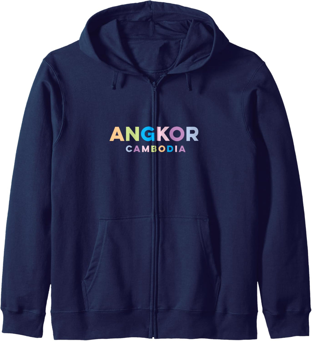 Angkor Cambodia bunt Kapuzenjacke
