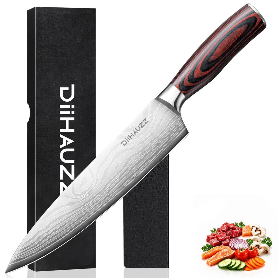 DiiHAUZZ Kochmesser,scharfes Allzweckmesser,13cm Küchenmesser aus 5Cr15MoV 13.0 Zentimeter, 13.0 Zen
