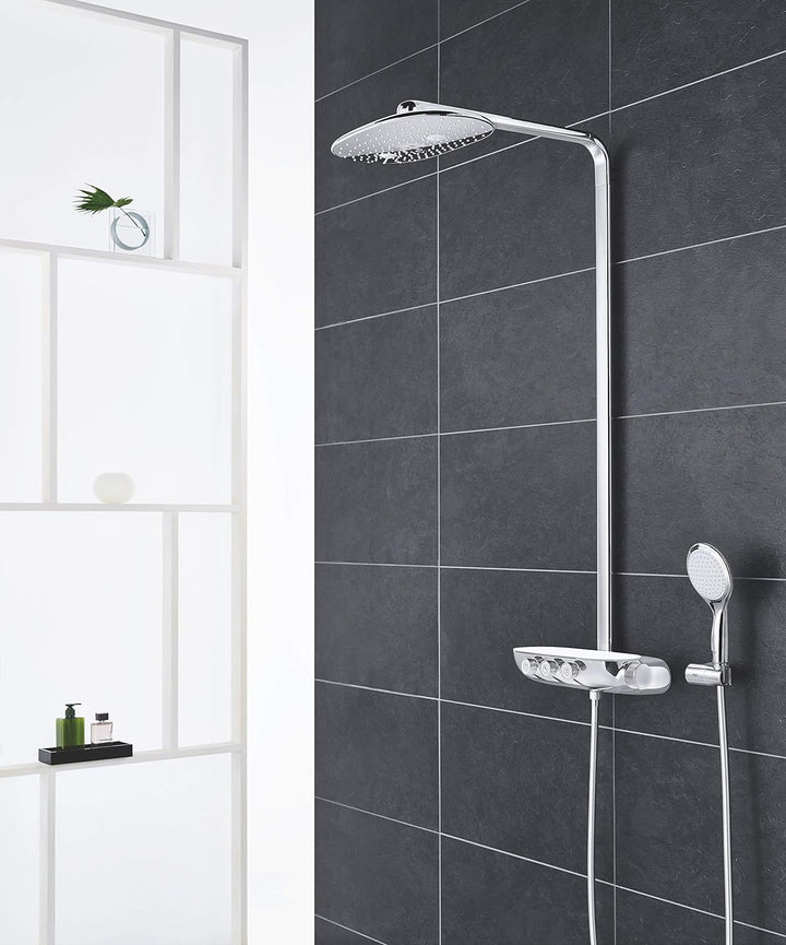 GROHE Rainshower SmartControl Duo 360 - Duschsystem mit Thermostatbatterie (Wandmontage, 3 Strahlart
