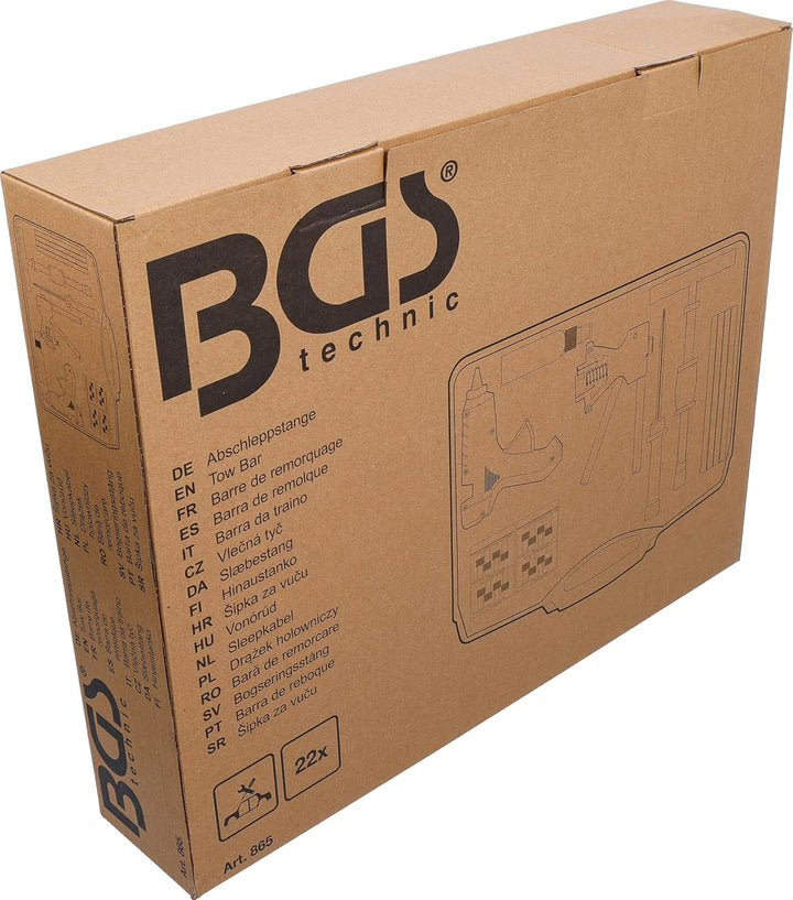 BGS 865 | Profi-Ausbeul-Werkzeug-Satz | inkl. 9 Ausbeul-Pads verschiedener Grössen und Formen, Satz