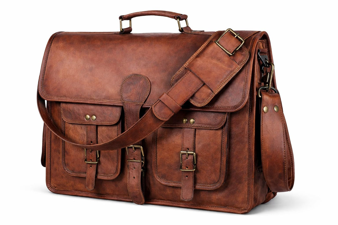 american blue echtes leder umhängetasche laptop aktentasche arbeit schulter crossbody koffer handtas