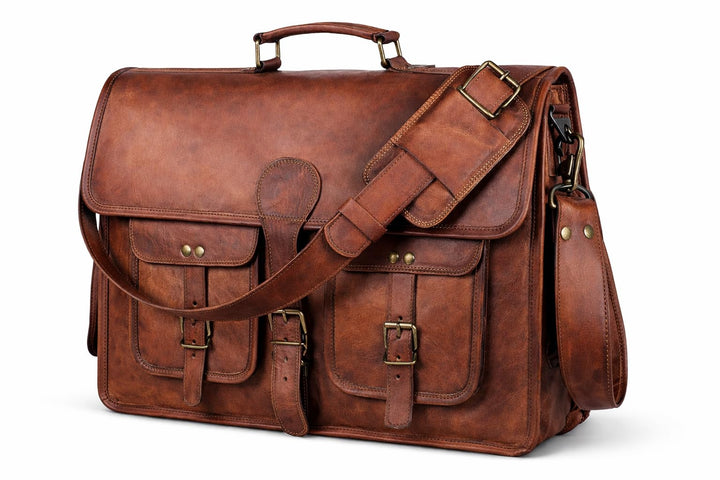 american blue echtes leder umhängetasche laptop aktentasche arbeit schulter crossbody koffer handtas