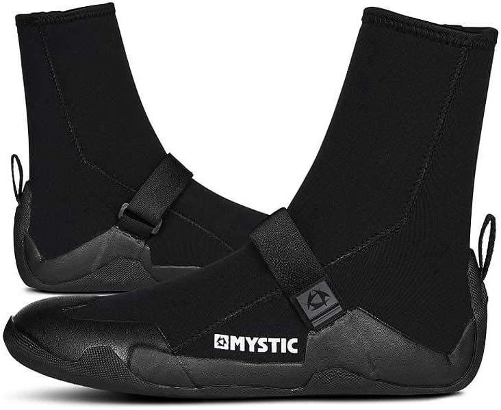 Mystic Watersports - Surf Kitesurf & Windsurfing Star 5mm runder Kappe - Schwarz - Unisex 38-39, 38-