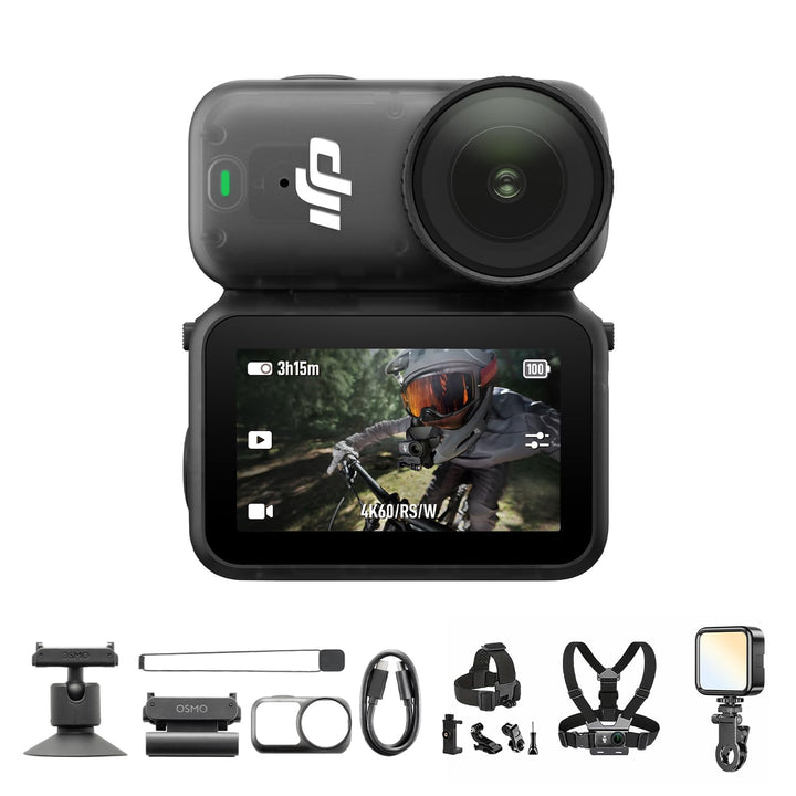 DJI Osmo Nano Standard Combo 64GB - 4K/60fps kleine Mini-Cam mit 1/1,3″ Sensor, 143° Weitwinkel-Vide