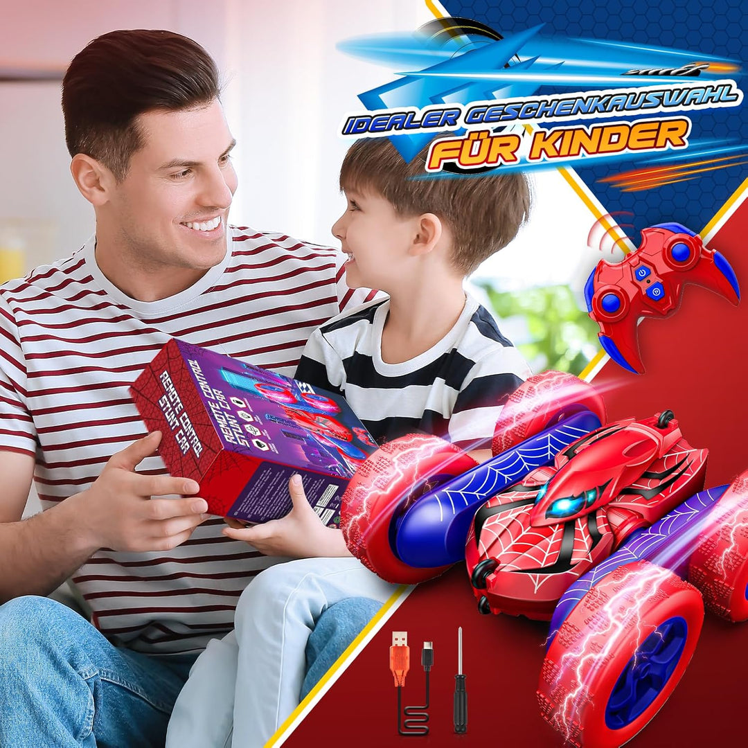 Dreamlandia Ferngesteuertes Auto ab 3-8 Jahre, 2.4 GHz RC Auto Spielzeug ab 3-12 Jahre Junge, Monste