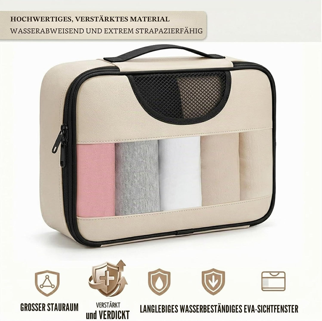 Koffer Organizer Set 8-teilig aus 800D Oxford Stoff,Packwürfel Reissfest &Wasserdicht, Packing Cubes