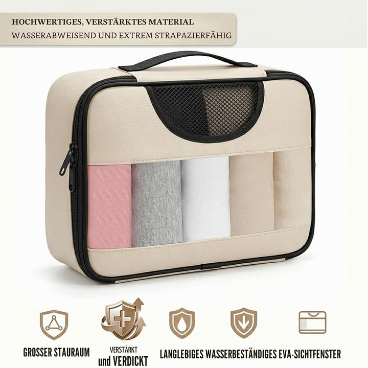 Koffer Organizer Set 8-teilig aus 800D Oxford Stoff,Packwürfel Reissfest &Wasserdicht, Packing Cubes