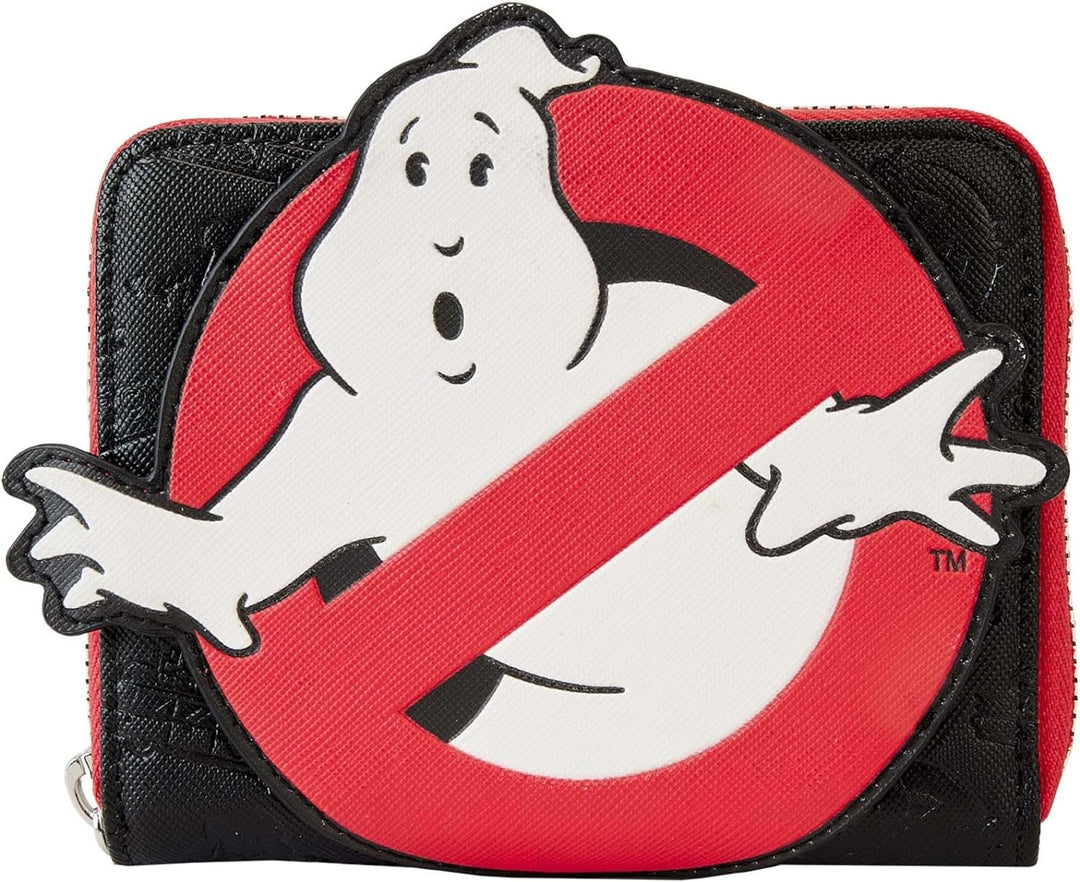 Loungefly Geldbörse mit umlaufendem Ghostbusters-Logo, Schwarz, Einheitsgrösse
