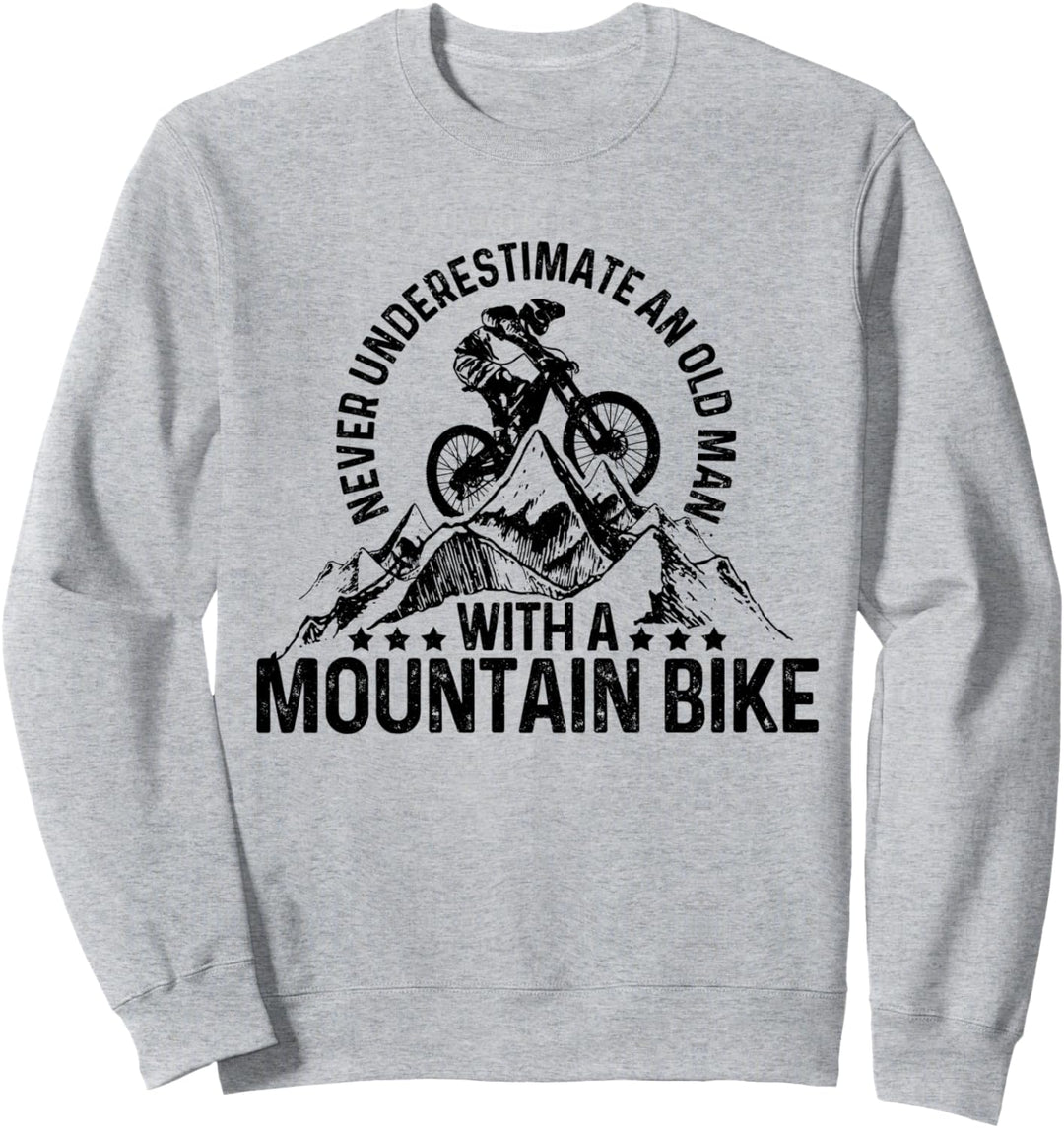 Mountainbike MTB Downhill Lustig Mountainbiker Geschenk Sweatshirt