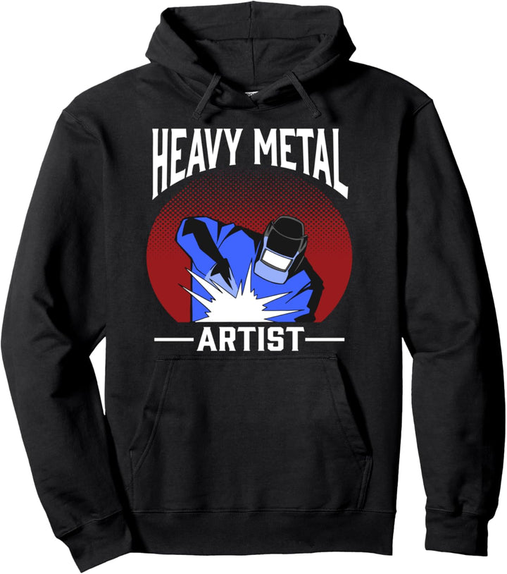 Schweisser Schlosser Werkstatt WIG MAG Humor Metallbauer Pullover Hoodie