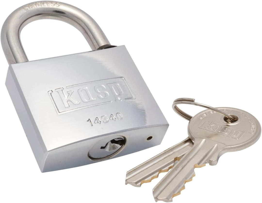 Kasp K14540A1 Schloss Marine, 40 mm, rostfrei, gleichschliessend, 6.2 x 4 x 1.5 centimetres Silber
