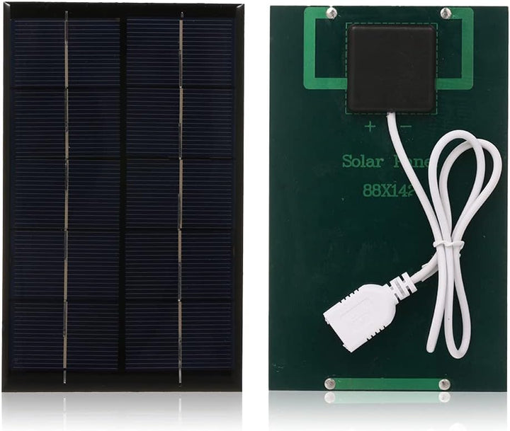 2.5W / 5V tragbares Solar-Ladegerät mit USB-Anschluss monokristallines Silikon kompaktes Solarpanel-