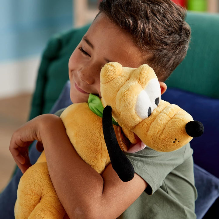 Disney Store Pluto Offizielles mittelgrosses Kuscheltier für Kinder, 37 cm, Plüschhund mit Stickerei